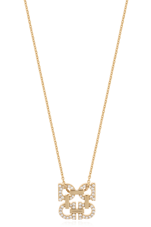 ☆FERRAGAMO☆ VARA Pendant Necklace (L) ネックレス GOLD♪ Salvatore Ferragamo necklace Vara Gold with top for women